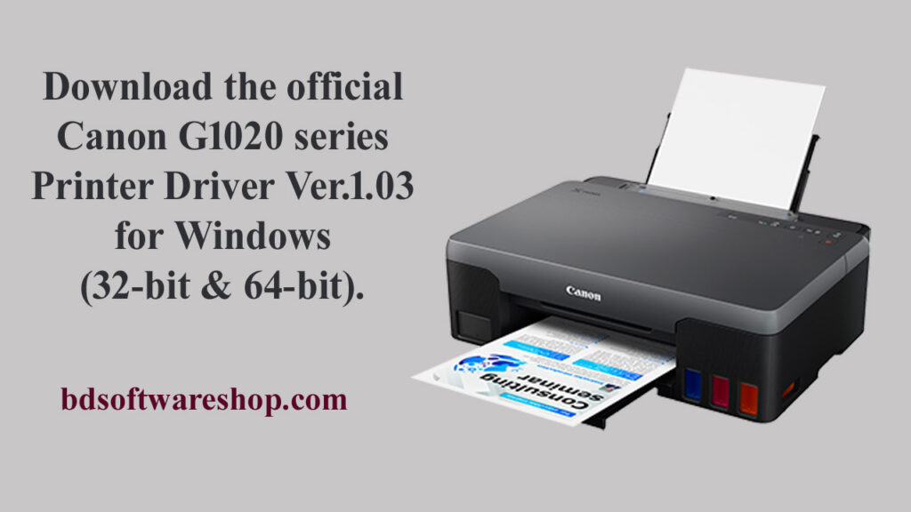 Canon G1020 Printer Driver