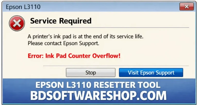 Epson L3110 Resetter Tool Download – Fix Ink Pad Counter Error (2026)